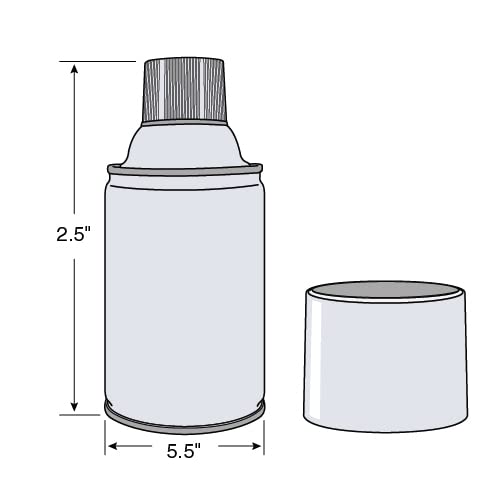 Hospeco Hospeco Health Gards 07906 Cinnamon Metered Aerosol Air Freshener, 7 oz Can (Case of 12)