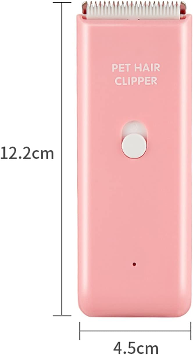Grimgrow Dog Cat Home Hair Waterproof Clipper Portable Electric USB Rechargeable Pet Grooming Tools Low Noise Shaver Cordless Trimmer for Small and Large Pets