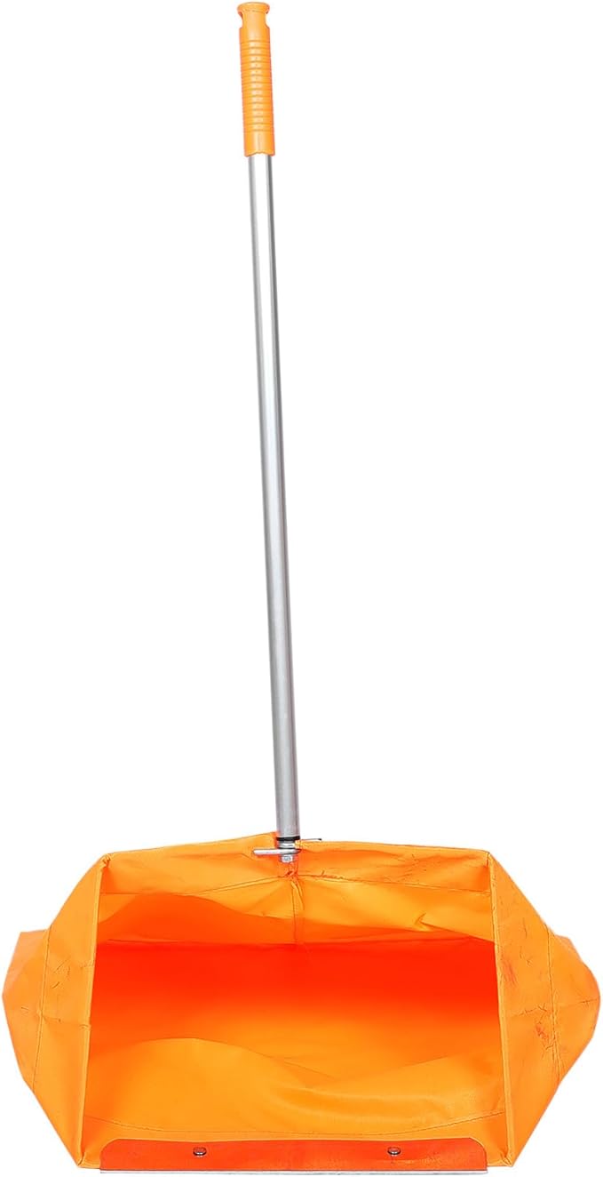 Cabilock Windproof Trash Grabber with Dustpan 33 Inch Outdoor Garbage Bag Holder for Home Garden Cleanup Tool with Strong Clamp and Easy Waste Pickup