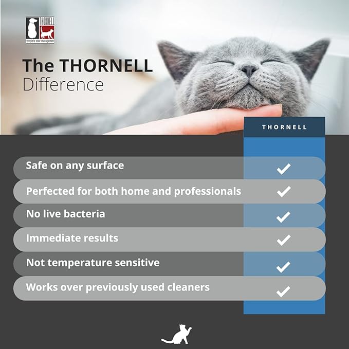 Thornell Cat Odor-off: Cat Spray Odor Eliminator - Pet Odor Eliminator for Home - Pet Urine Odor Eliminator Spray, 22oz