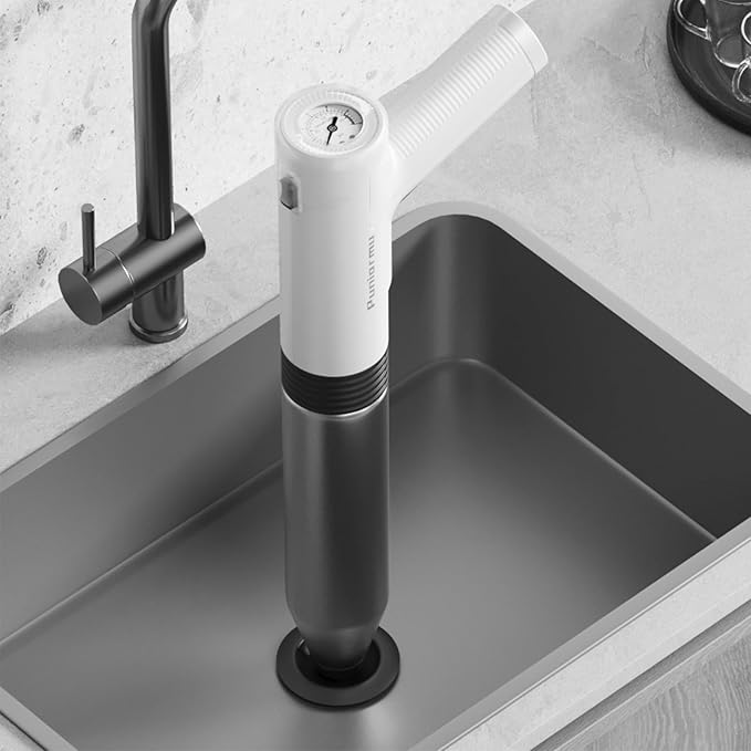 Puniarmu Electric Toilet Plunger,Unclog In One Shot,Remover For Bathroom,Kitchen Pipes Clog,High Pressure Air Plungers For Bathroom Heavy Duty