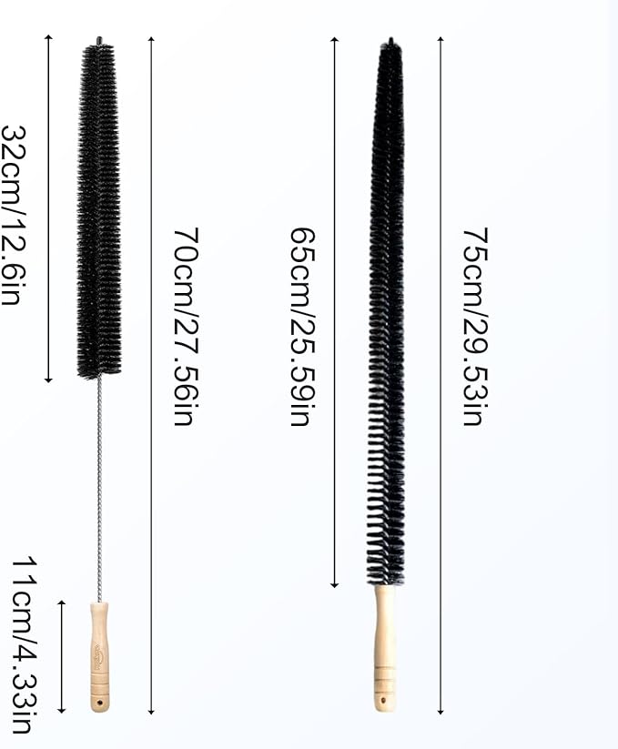 Washing Machine Pipe Cleaning Brush, 2026 New Dryer Vent Cleaner lint Brush, Premium Refrigerator Coil Cleaning Brush Flexible Dryer Lint Cleaner Brush for Home and Laundry Room Use (5)