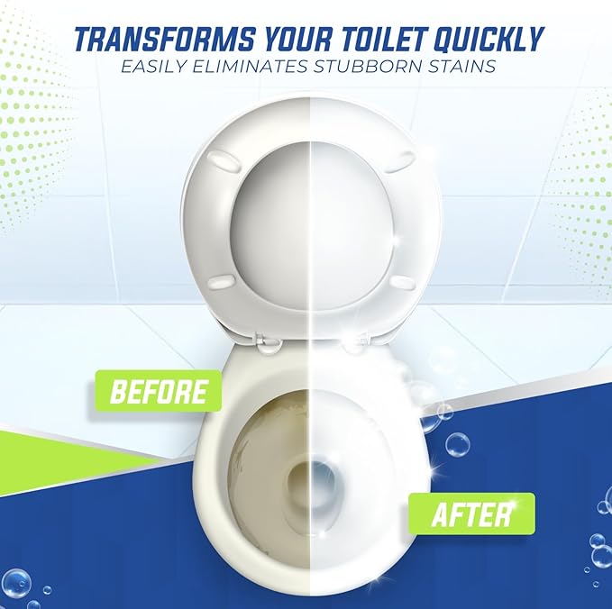 True Fresh Garbage Disposal Cleaner & Toilet Bowl Cleaner Tablets-Septic Safe, Deep Clean & Deodorize, Easy to Use-Up to 1 year Supply, 50 Pcs Bundle