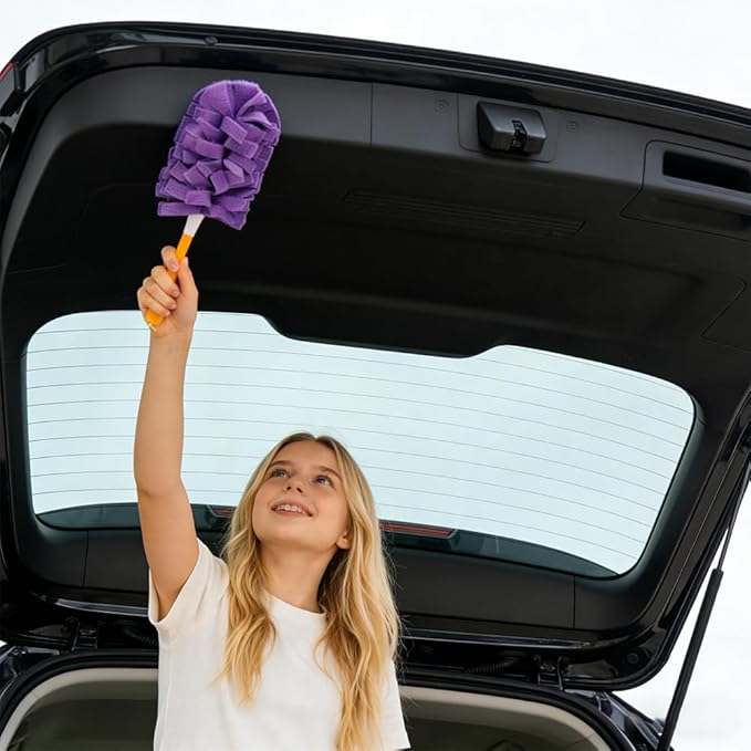 360°Electrostatic Duster Refills — The Sustainable Choice for a Dust-Free Home,Reusable Duster Refills,Duster Refills Reusable,Reusable & Washable Microfiber Dusting Heads,for Home Office Car (A)