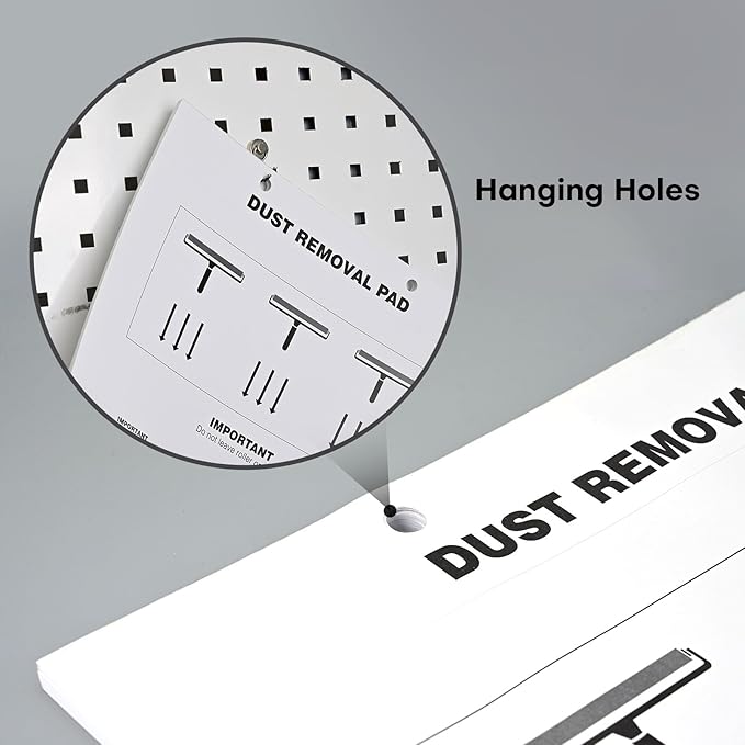 NEWISHTOOL 30 Sheets Cleanroom Dust Removal Pad Sticky Paper, Self-Sticky Paper Sheet Adhesive Dust Collection Clean Pad for Cleaning Dust/Dirt/Lint, Sponge/Silicone/Anti-Static Roller Cleaning Mats