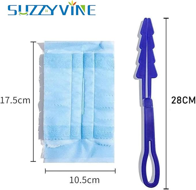 SUZZYVINE Disposable Duster Refills for Swiffer Duster Heavy Duty Electrostatic Duster Heads,Total 20 Count