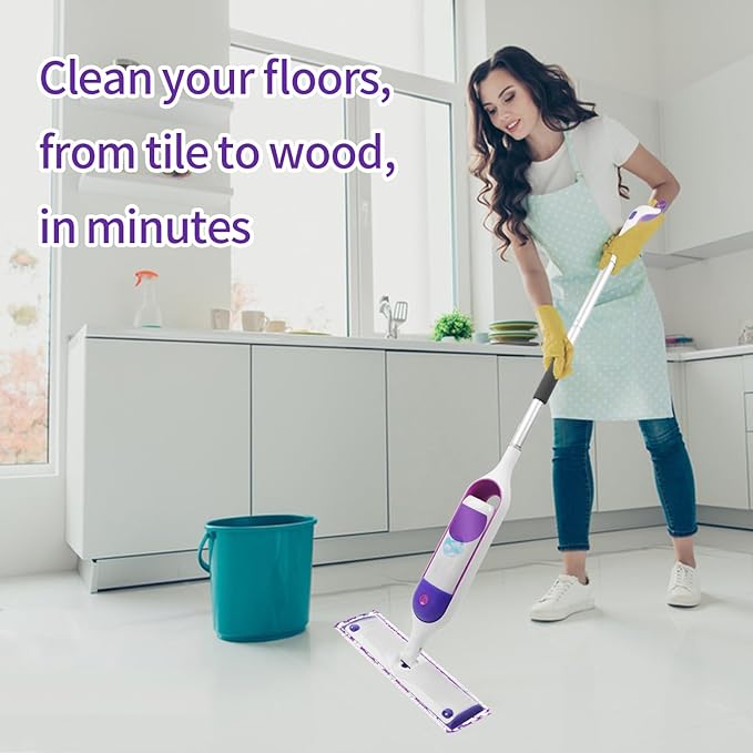 ZHAYAO 30 Pack Disposable Power Mop Pads for Swiffer Power Mop Pads, Compatible with Swiffer Power Mop Refills, Unscented Spray Replacement Floor Cleaning Refills for urface/Hardwood Floor Cleaning