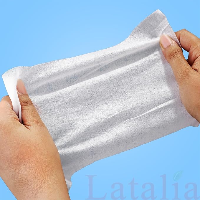 Latalia Hand Wipes Pack of 3 | 80% Alcohol Hand Sanitizer Wipes for Hands & Face Moisturizing, Gentle, Convenient and Fragrance Free (20 Counts)
