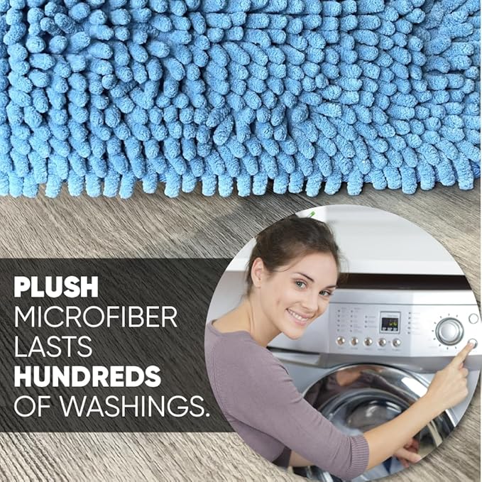 10" Mucho Microfiber Mop System - Mops for Floor Cleaning - Hardwood Floor Mop for Tile, Laminate, Wood, Vinyl Floors | Washable Pads | Dry & Wet Mopping - Microfiber Wholesale