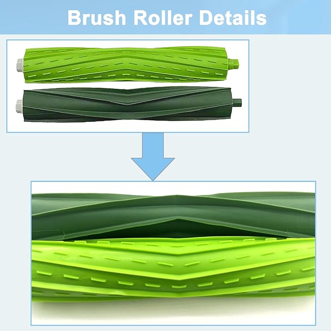 Pivxsnkew 2 Set Replacement Brushes Compatible for iRobot Roomba E & I & J Series e5 e6 e7 i1 i1+ i2 i3 i3+ i4 i4+ i6 i6+i7 i7+ i8 i8+ j6+ j7 j7+,Combo i5 i5+j5 j5+ Vacuum Cleaner