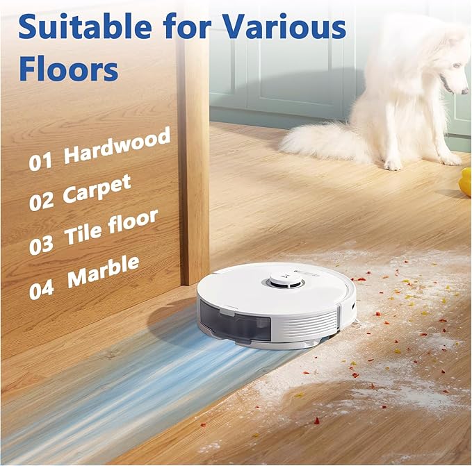 21 Pack T30S Replacement Parts for ECOVACS DEEBOT T30S, T30S AI, T30S Pro, T30S Care Robot Vacuum Accessories Kit, 1 Main Brushes, 4 HEPA Filters, 4 Mop Cloth Pads, 6 Dust Bags, 6 Side Brushes