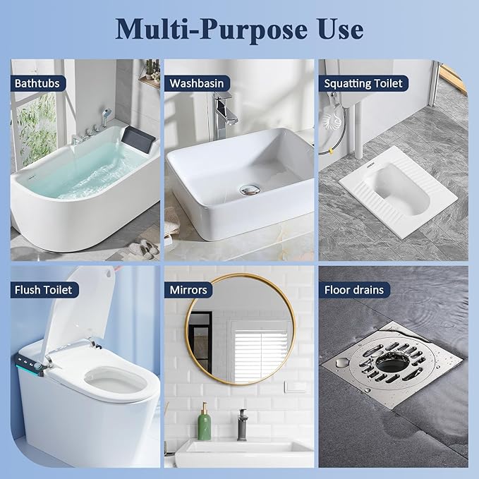 Electric Toilet Brush and Holder Set, Redagod Multi-function Toilet Bowl Cleaners with Solid Handle and Durable Bristles Easy Deep Cleaning for Bathroom,Rechargeable,5 Refills Disposable Cleaner Brush