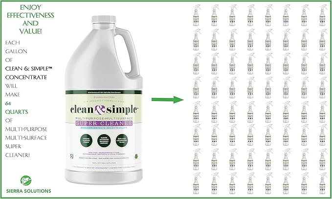 All-Purpose | Household Cleaner | clean & simple™ SUPER CLEANER concentrate