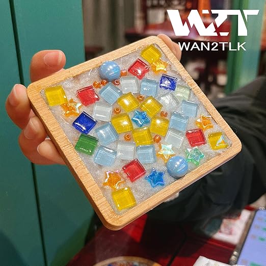 WAN2TLK Mosaic Crystal Grout Kit, Mosaic Tile Accessories, No Water Needed, Fast-Drying, Essential for Handmade Grouting, Mosaic Crystal Sealant for All Tiles & Surfaces
