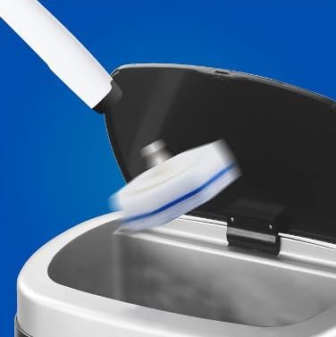 Disposable toilet brush head refill, with blue cleaner, 50 pcs