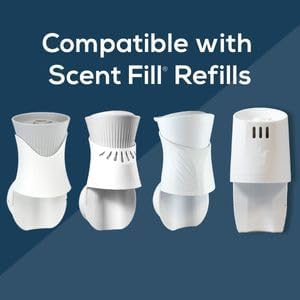 Scent Fill 100% Natural Lavender Plug in Air Freshener, Scented Oil Refills, 2 Refills + Diffuser
