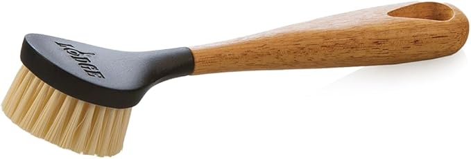 Lodge Care Scrub Brush, 10 Inch, Off White