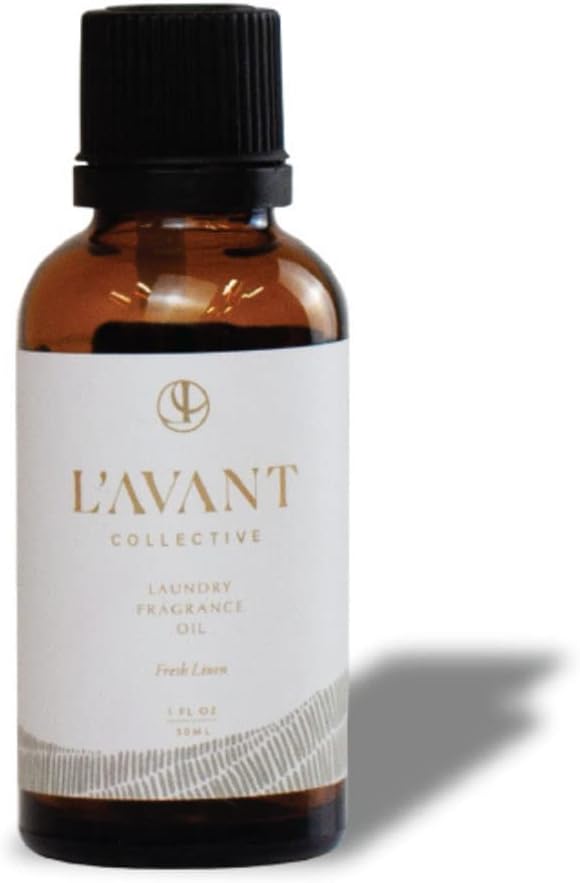 L’Avant Collective | Essential Oils for Laundry - Dryer Balls Scents – Scented Fragrance Essential Oil Drops | Fresh Linen Laundry Oil - Lavender Geranium Essential Oil Blend w/Ylang Ylang & Bamboo