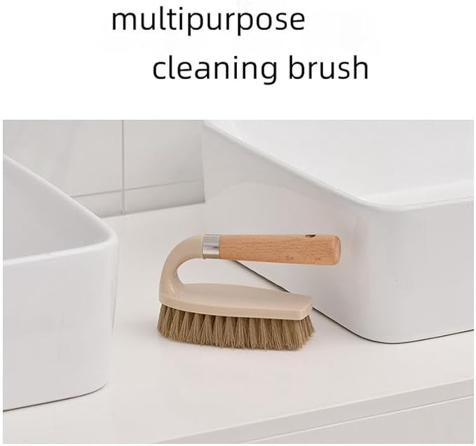 Brush, Scrubbing Brush for Carpet Cleaning, Heavy Duty Cleaning Brush with Stiff Bristles, Cleaning Shoes, Floors, Bathroom and Kitchen