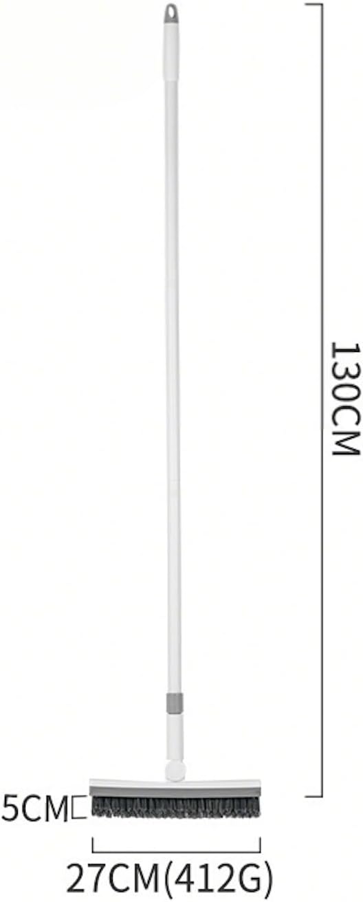 Telescopic Floor Brush with Long Handle, Adjustable Gap Cleaning Tool for Bathroom, Tile, Corner, Wall with Hard Bristles