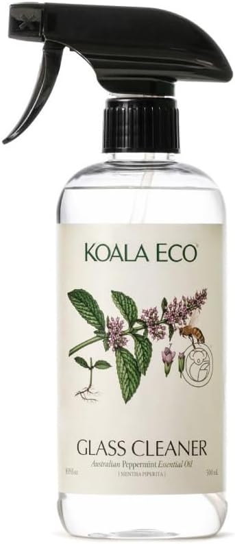 Koala Eco Glass Cleaner - with Australian Peppermint Essential Oil - 16oz