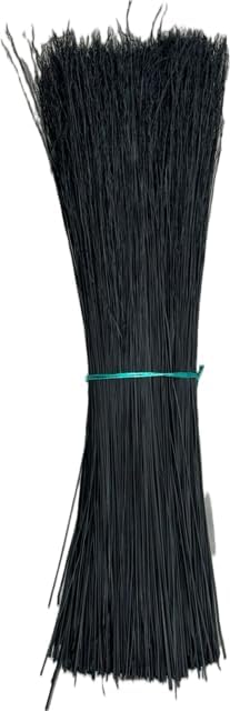 Craft Broomcorn 20" 1 Pound outsides/hurl (Black, 1 Pound)
