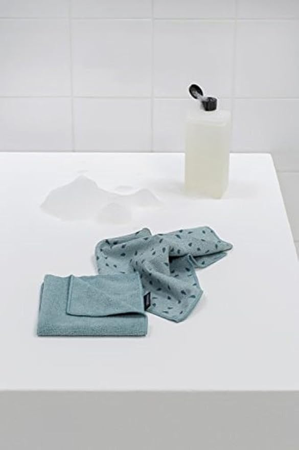 Brabantia x2 Microfiber Cleaning Dish Cloths (Dark Gray) Absorbent Hygenic Rags for Washing, Cleaning, Drying (12x12)
