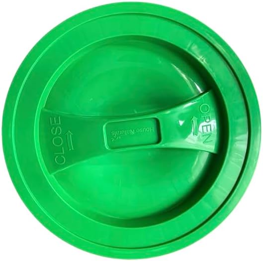 House Naturals 2 Gallon Food Grade - BPA Free Made in USA Buckets Lime Color pails with Screw On Gasket Lids (3, Lime - Green lids)