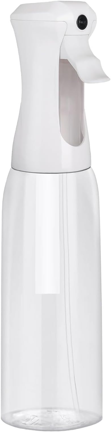VIGOR PATH Ultra-Fine Mist Spray Bottle – Continuous Mister for Hair, Plants & More | Professional Refillable Spray Bottle for Salon, Barber, and Home Use | 500ml (17oz), Clear