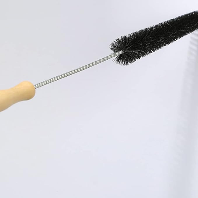27.5 inch Flexible Clothes Dryer Vent Cleaner & Refrigerator Coil Brush - Long Flexible Refrigerator Coil Soft Bristile Brush, Laundry Room and Washer Dryer Organizers