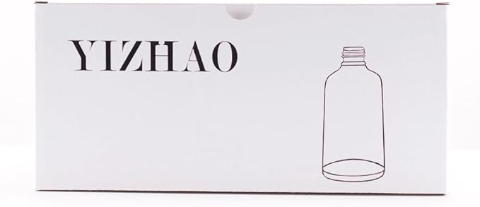 YIZHAO Clear Glass Dropper Bottle 1oz, Tincture Bottles with Glass Dropper, for Essential Oils, Aromatherapy, Cosmetic, Laboratory, Pharmacy, Liquids, Travel –24 Pcs