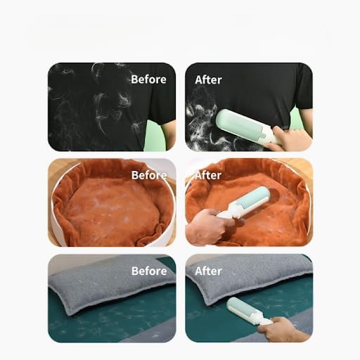 Pet Hair Remover Roller- Pet Hair Removal Tool with Strong Grip for Effortless Cleaning- Pet Hair Roller Lifts Fur from Clothes, Furniture & Car- Keep Your Home Fur-Free with Easy Cat Hair Lint Roller