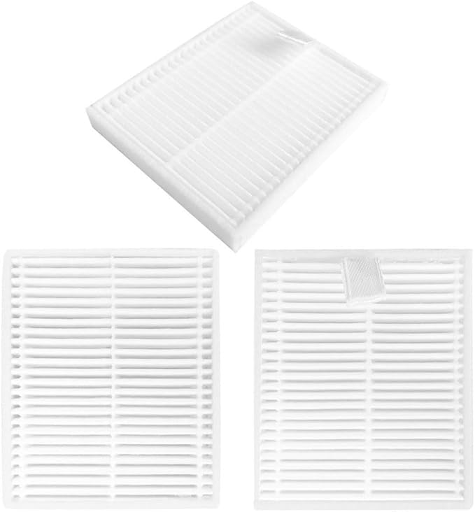 aoteng Replacement Parts for roborock Q7 M5 / Q7 M5+ / Q7 L5 / Q7 L5+ Robot Vacuum Cleaner Accessories Kit 17 Packs 1 Main Brush, 4 Filters, 6 Side Brushes, 6 Mop Cloths