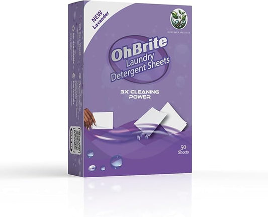 Natural Laundry Detergent Sheets - Lavender