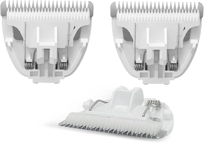 Founouly 3-Packs Home Professional Pet Dog Cat Grooming Clipper Replacement Blades Only