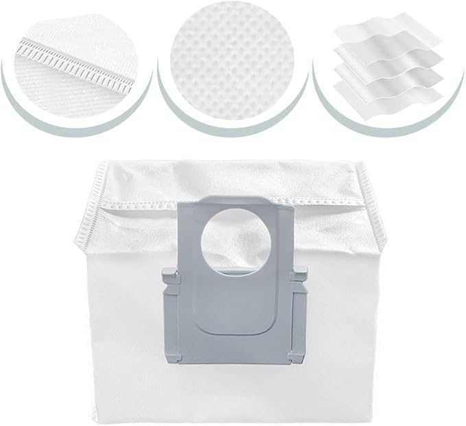 Theresa Hay Accessories for Roborock S8 Pro Ultra Robot Vacuum Cleaner Replacement Parts 22 Packs 2 Sets of Main Brushes & 4 Filters & 6 Side Brushes & 4 Mop Cloths & 4 Dust Bags