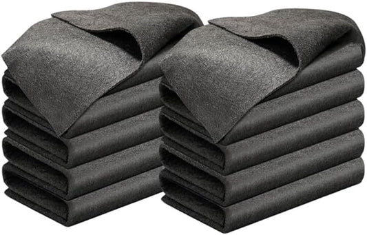 Thickened Magic Cleaning Cloth, 2026 Upgrade Reuseable Streak Free Microfiber Cloth Magic Fiber Microfiber Cleaning Cloth, Multipurpose Miracle Rags for Kitchen, Window, Glass, Cars (10Pcs, 16x12 in)