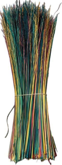 Craft Broomcorn 20" 1 Pound outsides/hurl (Multi Color Mix, 1 Pound)