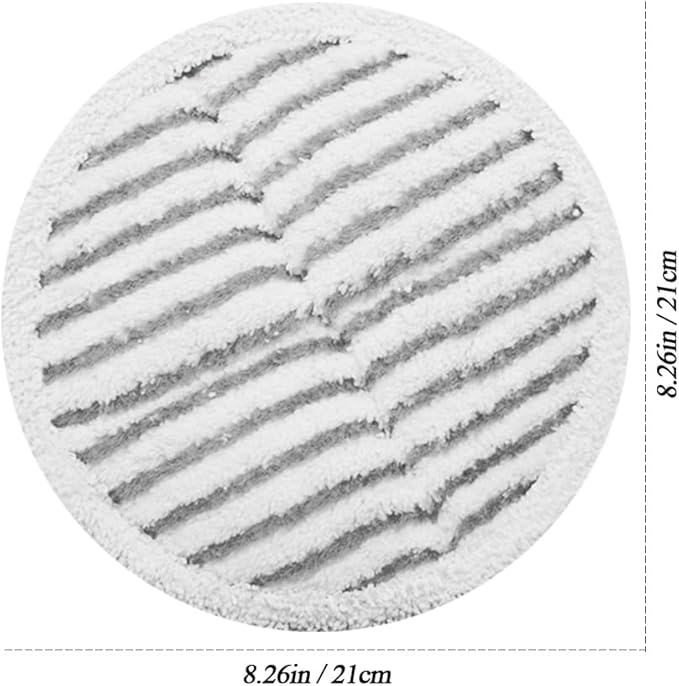 BeiLan Spinwave Mop Pads Fit for Bissell Spinwave 20399 23157 23159 2039A 2124A 20393 2039T 2039W 20391 20395 2307 2315A Soft Scrubby Pads for Hardwood Floor Cleaning Replacement Pads(8Pack)