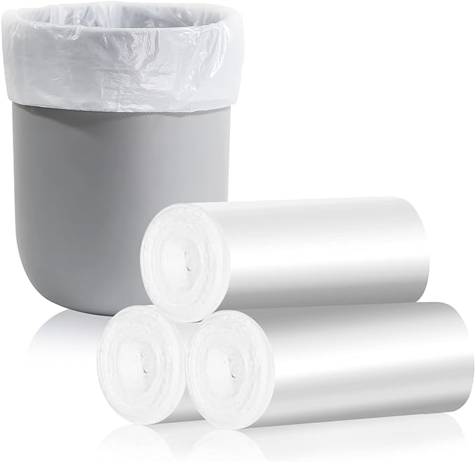 CHARMOUNT 4 Gallon Trash Bag - Unscented 4 Gallon Garbage Bags for Bathroom, Kitchen, Bedroom, 105 Count (15 Liter) …