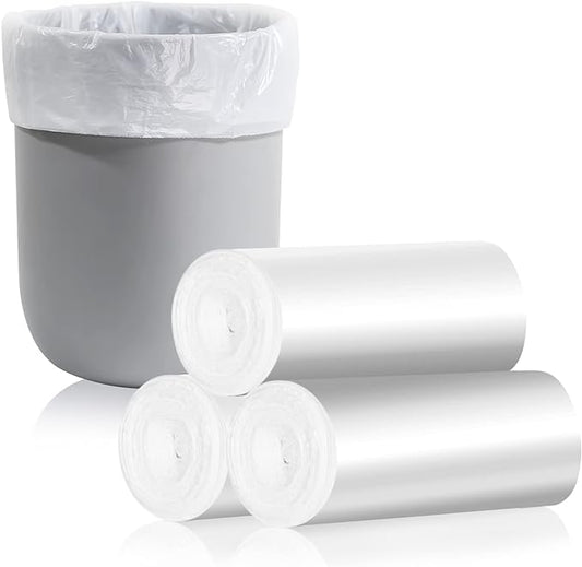 CHARMOUNT 4 Gallon Trash Bag - Unscented 4 Gallon Garbage Bags for Bathroom, Kitchen, Bedroom, 105 Count (15 Liter) …