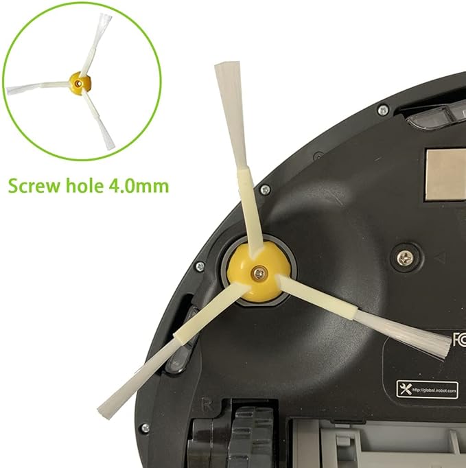 Replacement Parts Accessories for iRobot Roomba 800 900 Series 805 860 870 871 880 890 850 866 801 877 891 895 981 985 960 980 Vacuum Replenishment Kit,1 Roller Brush,Caster Wheel,3 Side Brush,Filter