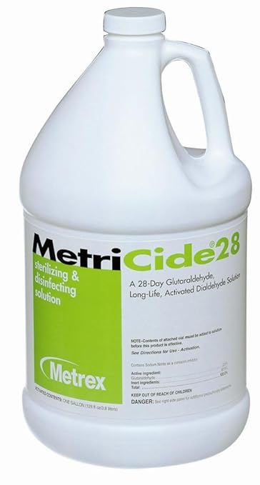 Metrex 10-2800 MetriCide 28 High-Level Disinfectant/Sterilant, 32 Fl Oz
