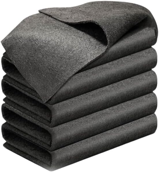 Fliwos Thickened Magic Cleaning Cloth, 2026 New Reusable Glass Wiping Cloths, Streak Free Cleaning Cloths, Multipurpose Microfiber Cleaning Rags Towels for Kitchen, Window and Car Glass (5, 12×16 in)