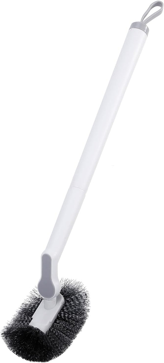 GENERIC Long Handle Toilet Brush Portable Bathroom Cleaning Brush,Assembled,Wall Mounted,No Dead Angle Cleaning,Household Cleaning(Gray)