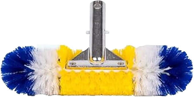 Poolzilla Pool Brush [3 Pack] - 360 Degree Bristles, with 12 Inch, 18 Inch, and 24 Inch for Outdoor and Indoor Swimming Pools, Spas, & Hot Tubs