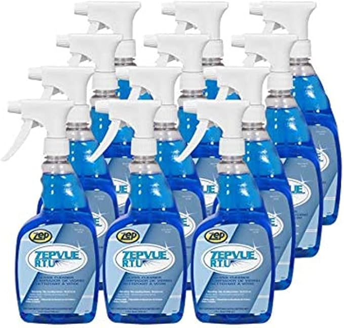 Zep ZepVue Ready To Use Glass Cleaner - 1 Quart (Case of 12) 101001