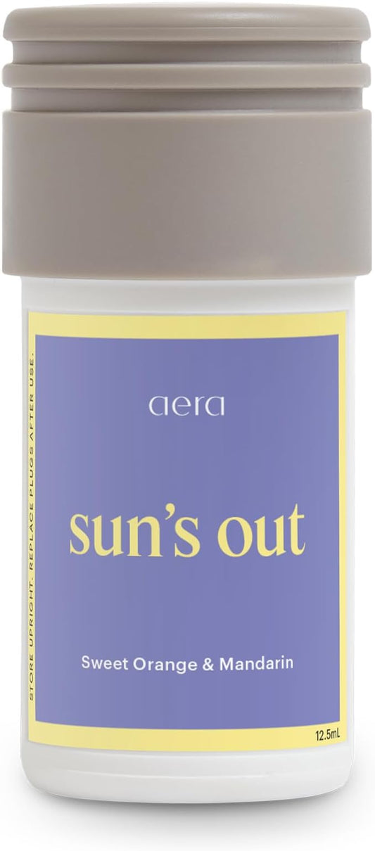 Aera Mini Sun's Out - Essential Oil for Home - Summer Fragrance - Notes of Sweet Orange and Mandarin - Scent Refill - Capsule Size Works with Mini Diffuser