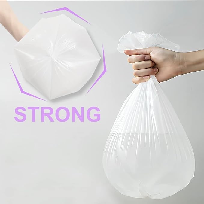Trash Bags 13 Gallon Tall Kitchen Garbage Bags, Inwaysin Recycle Bags, Biodegradable White Trash Bags, 75ct