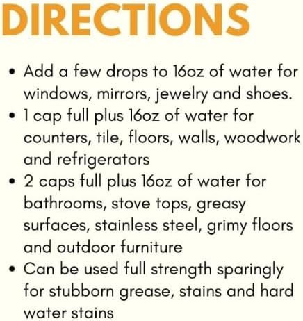 Clean It Well • 8 oz Concentrate – Natural Citrus All-Purpose Cleaner